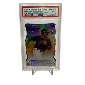 Gregory Polanco Pirates 2014 Bowman Platinum Top Prospects Die Cut 11/25